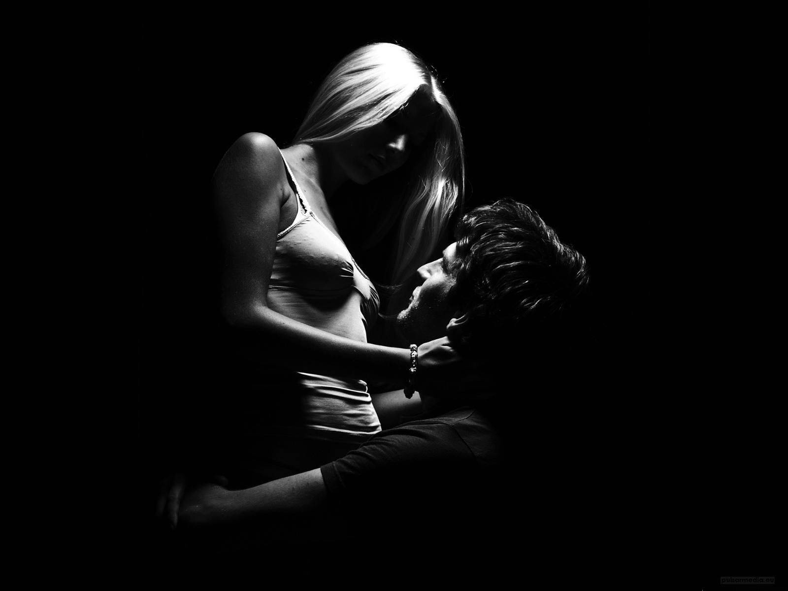 Unconditional Bond of Unity, black and white, dramatic portrait, HD Desktop Wallpaper