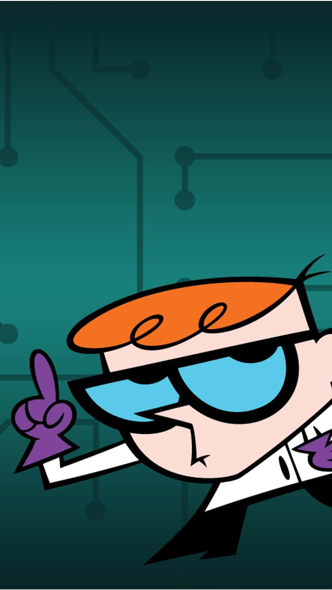 orange hair, blue sunglasses, teal circuit board background, Full HD Phone Wallpaper