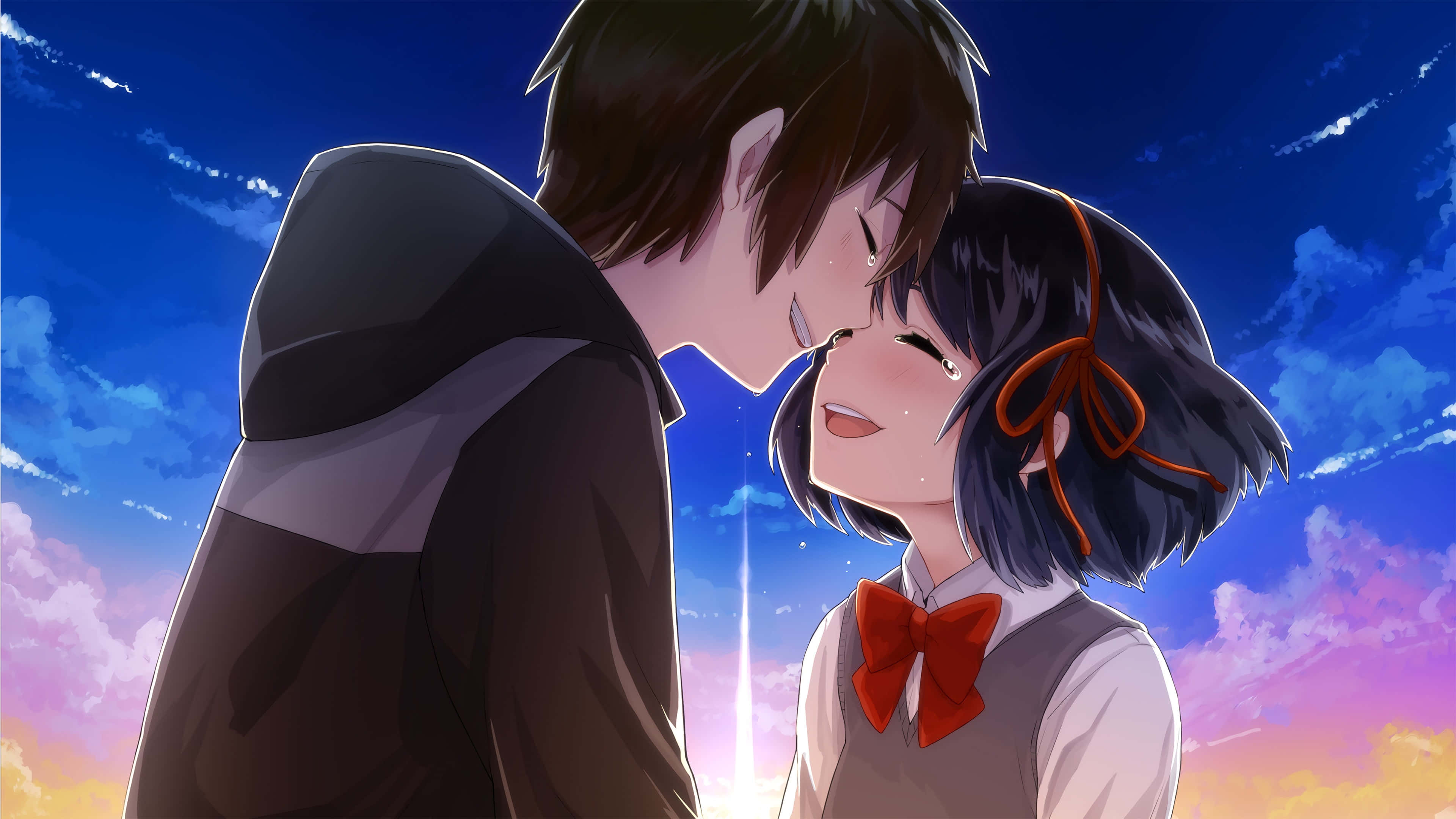 4k love, 3840 x 2160, twilight sky, 4K Desktop Wallpaper