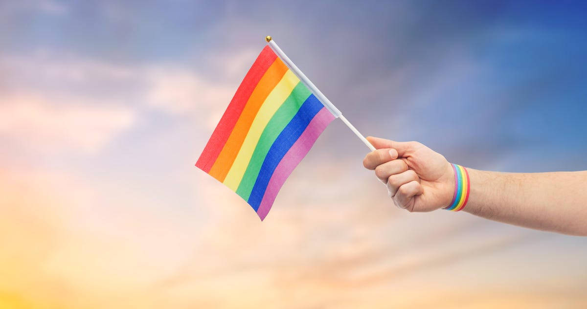 Love Is Love, mini pride flag, rainbow flag, SD Desktop Wallpaper