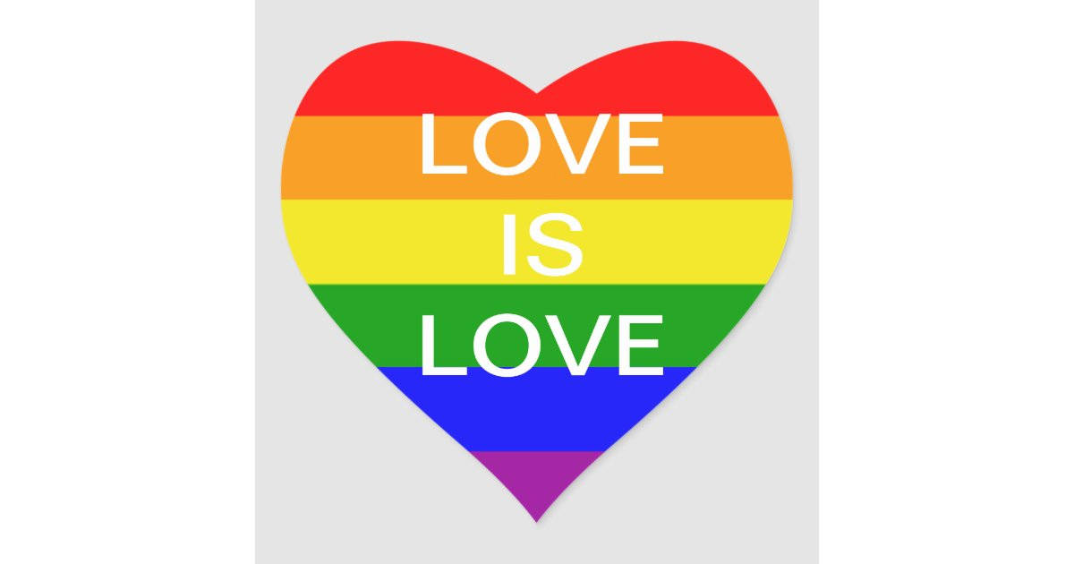 Love Is Love, pride heart, rainbow heart, SD Desktop Wallpaper