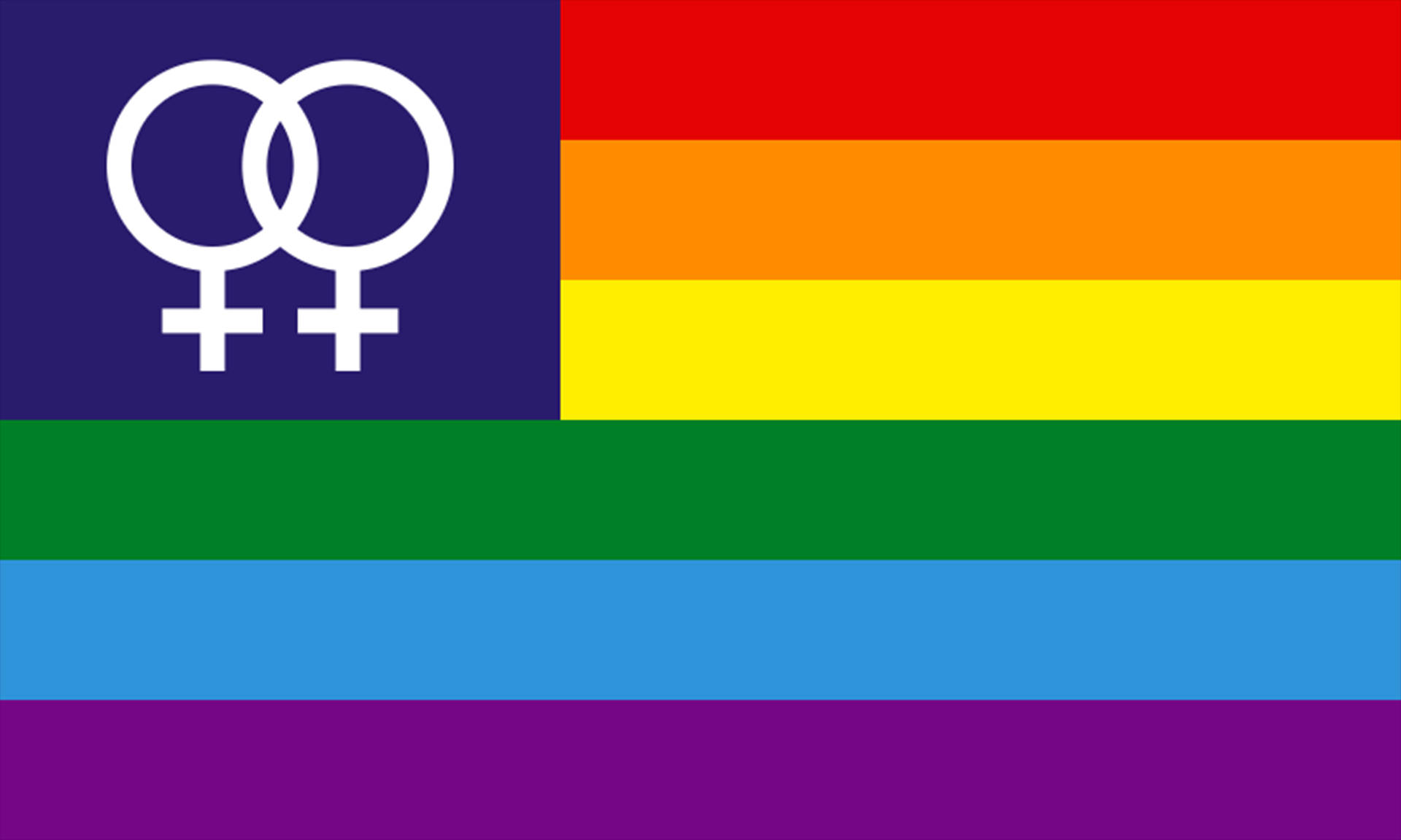 lesbian aesthetic, double venus flag, female symbols, Full HD Desktop Wallpaper