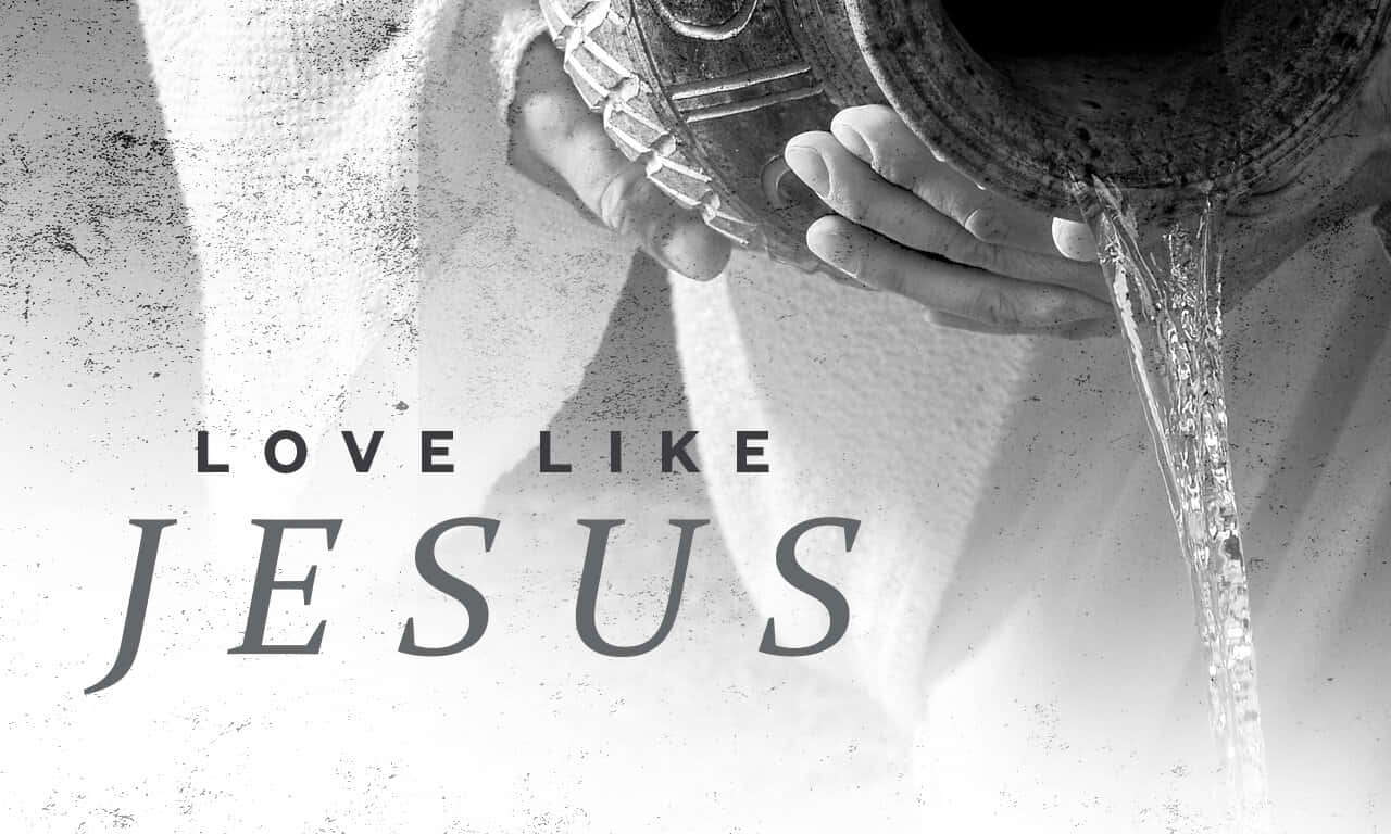 Love Like Jesus, water pouring, rustic jug, HD Desktop Wallpaper