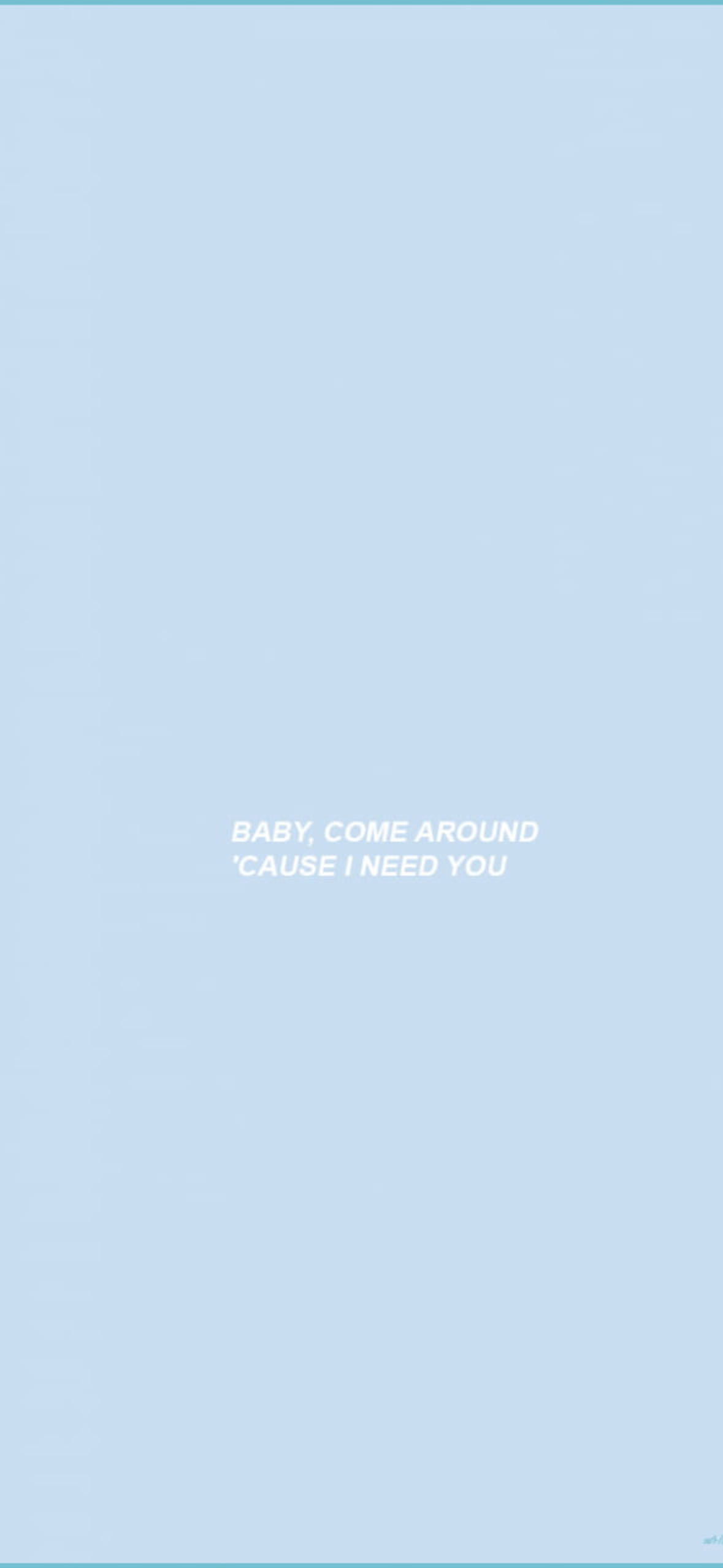 light blue, white romantic text, minimalist, Full HD Phone Wallpaper