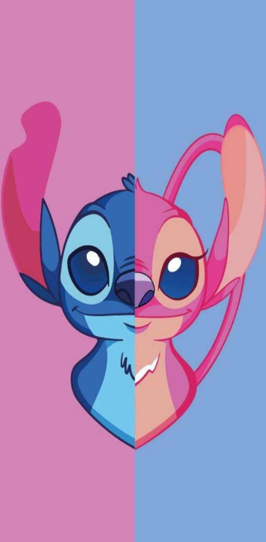 Love Stitch And Angel, Stitch, blue, HD Phone Wallpaper