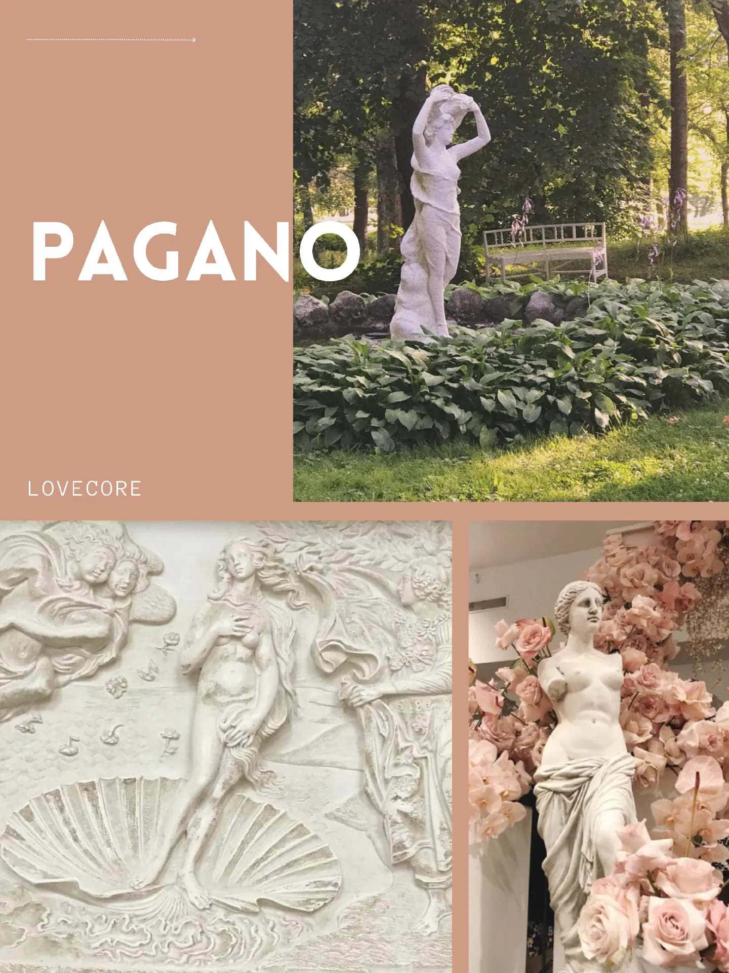 Lovecore, classical statues, white statues, Full HD Phone Wallpaper