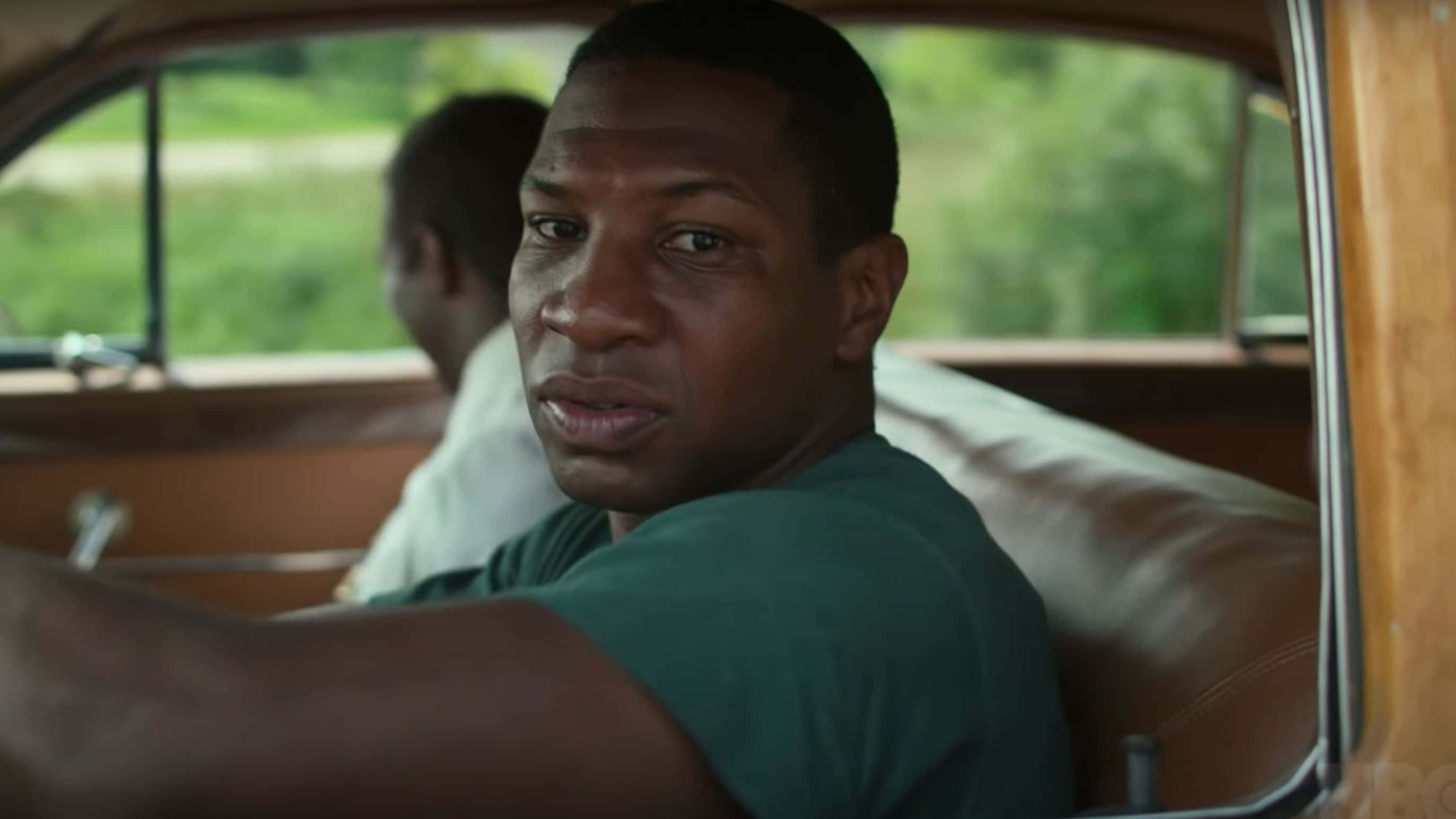 Lovecraft Country, man in a green shirt, vintage car, 2K Desktop Wallpaper