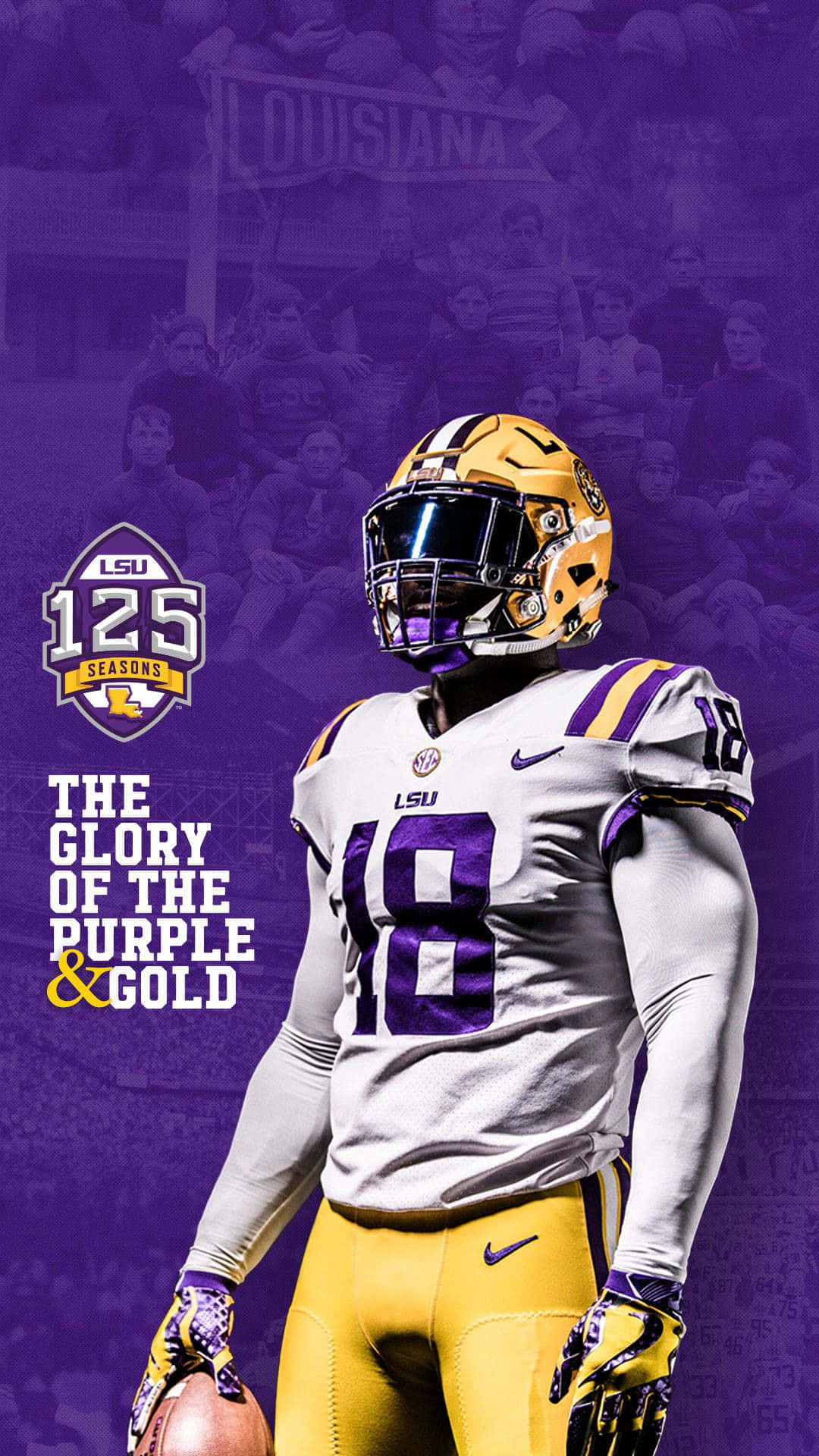 LSU, iPhone, football player, Full HD Phone Wallpaper