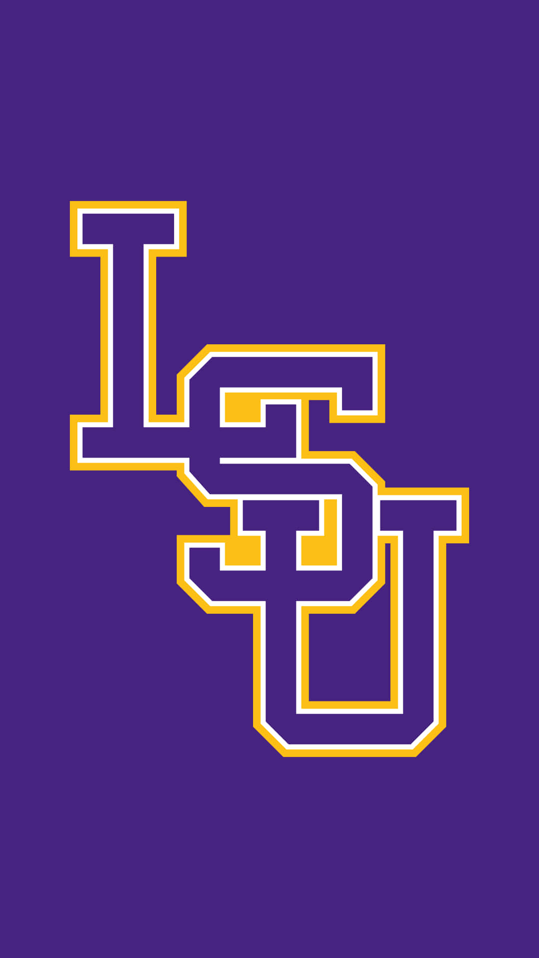 LSU Tigers, purple, gold, Full HD Phone Wallpaper