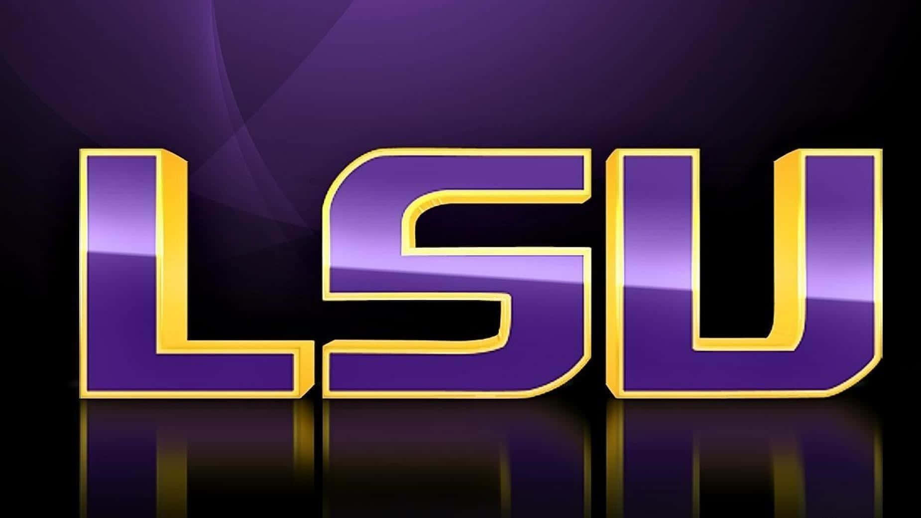 LSU Tigers, purple, gold, HD Desktop Wallpaper