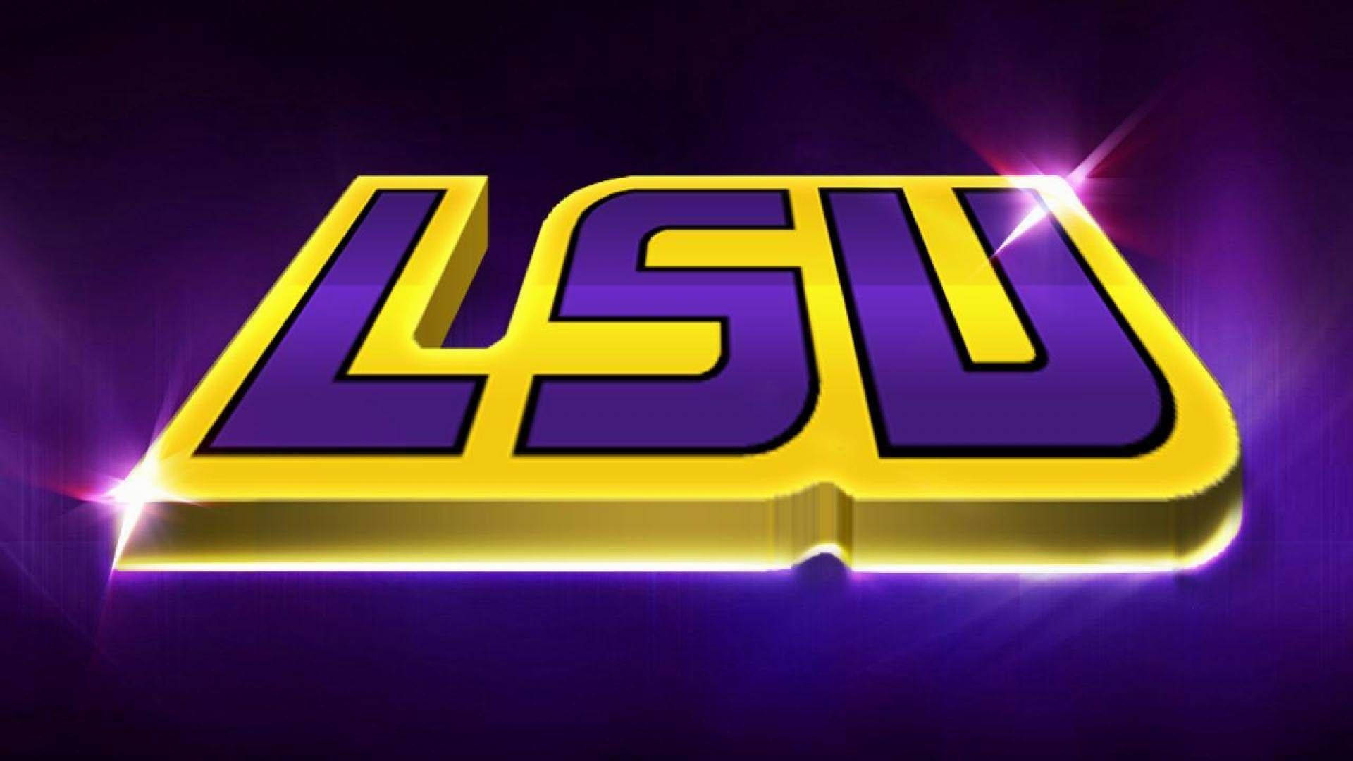 LSU, purple, gold, Full HD Desktop Wallpaper