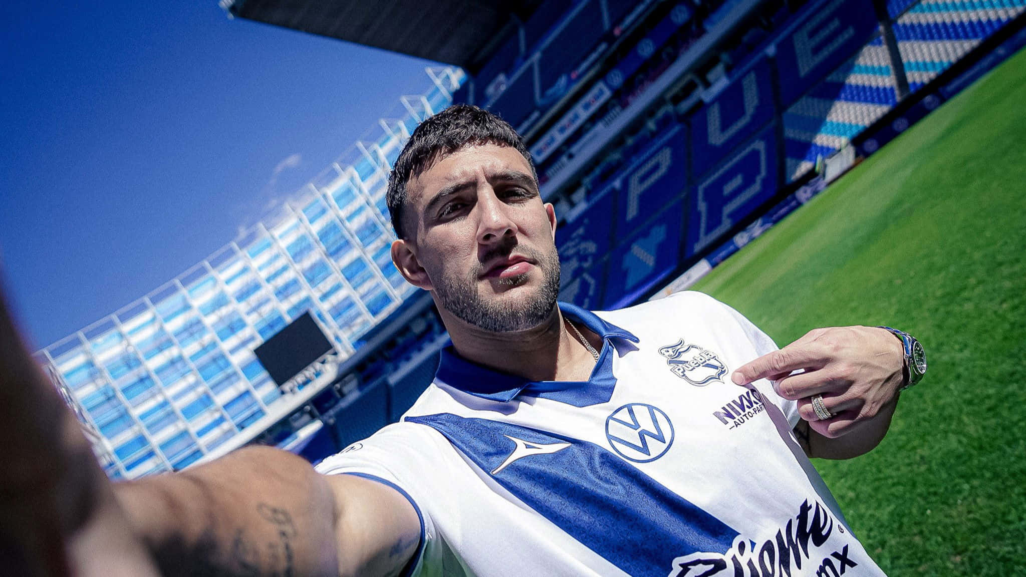 Lucas Cavallini, soccer player, stadium, Full HD Desktop Wallpaper