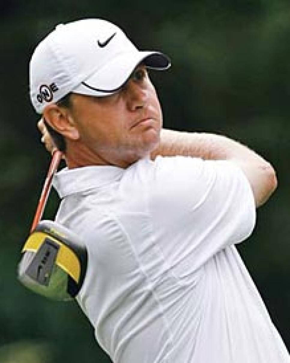Lucas Glover, white shirt, cap, SD Phone Wallpaper