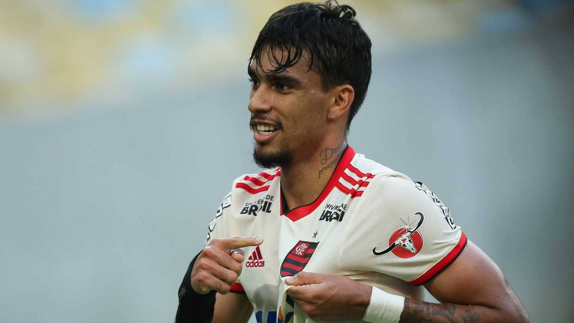 Lucas Paquetá, white jersey, red jersey, Full HD Desktop Wallpaper