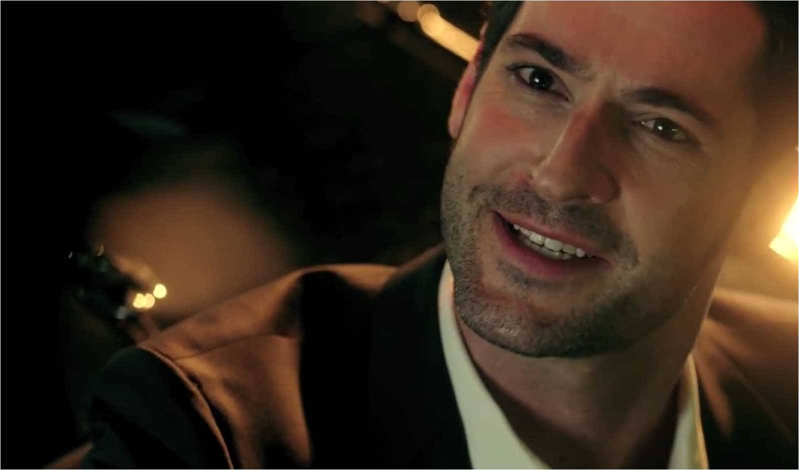 Lucifer Morningstar, suit, golden ambient lighting, HD Desktop Wallpaper