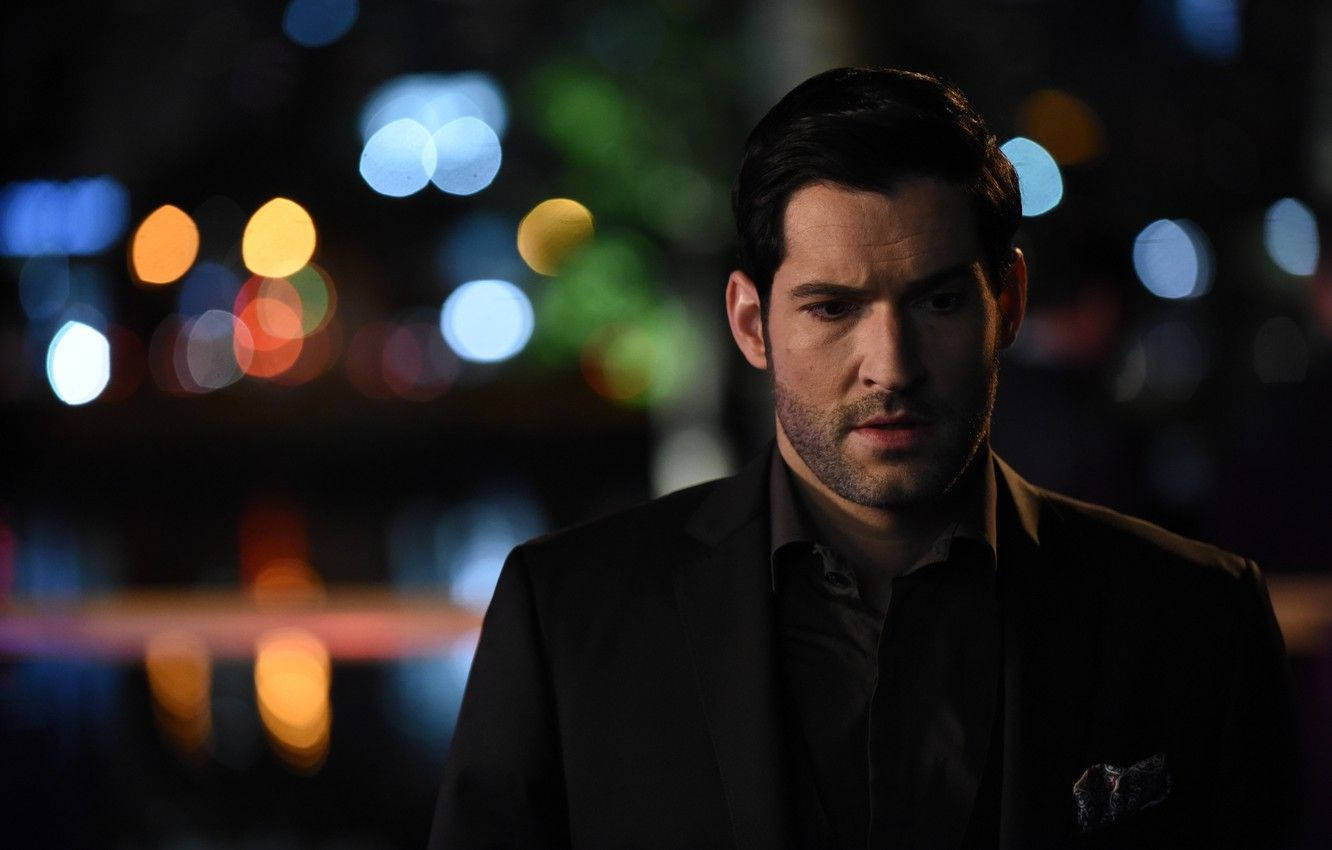 Lucifer, night time, blurred backdrop, HD Desktop Wallpaper