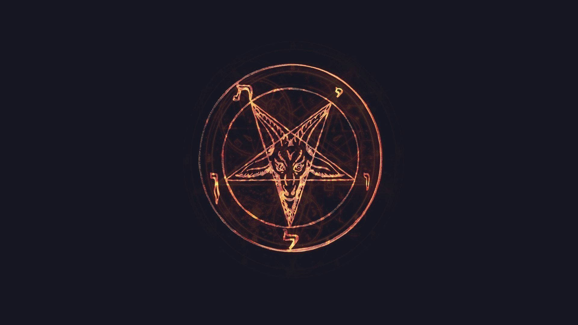 Lucifer, demonic symbol, pentagram, Full HD Desktop Wallpaper