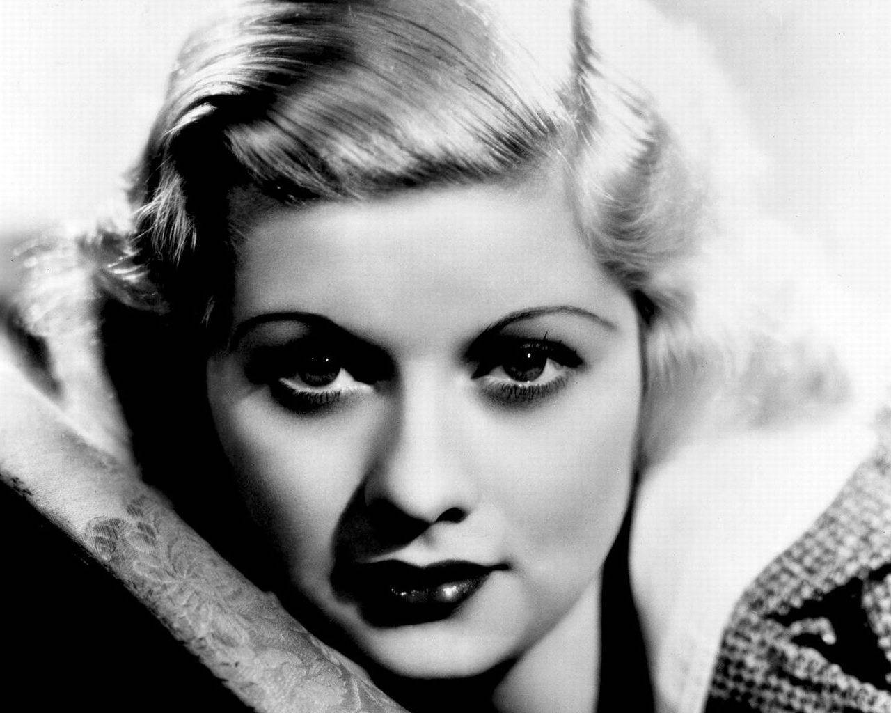 Lucille Ball, pixie cut, black and white portrait, HD Desktop Wallpaper