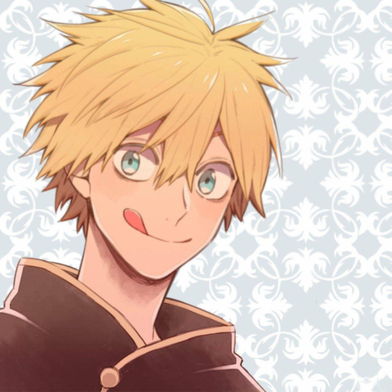 Luck Voltia, anime boy, spiky blonde hair, HD Desktop Wallpaper