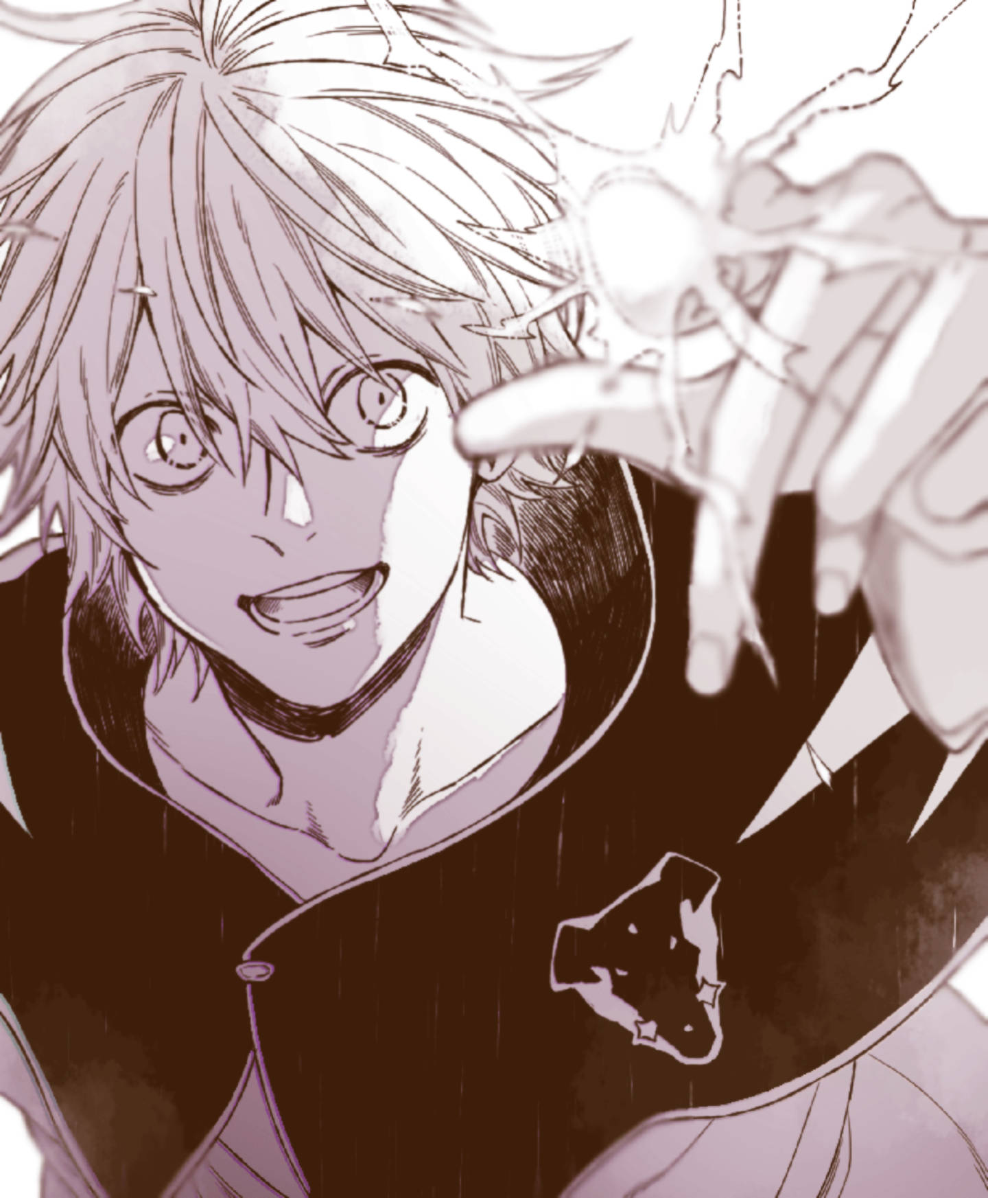 Luck Voltia, monochrome, anime character, HD Phone Wallpaper