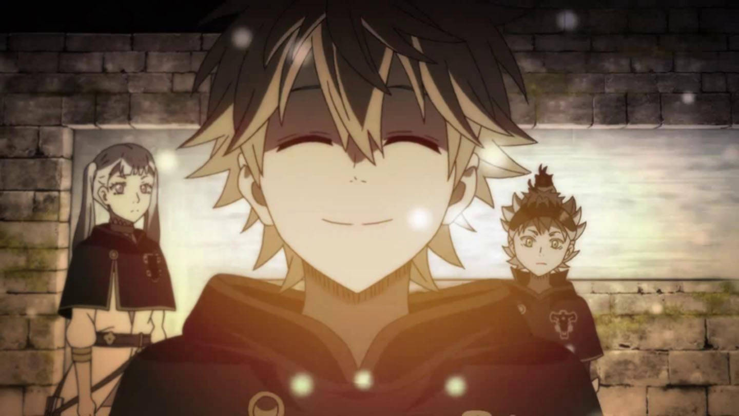Luck Voltia, spiky hair, stone wall, HD Desktop Wallpaper