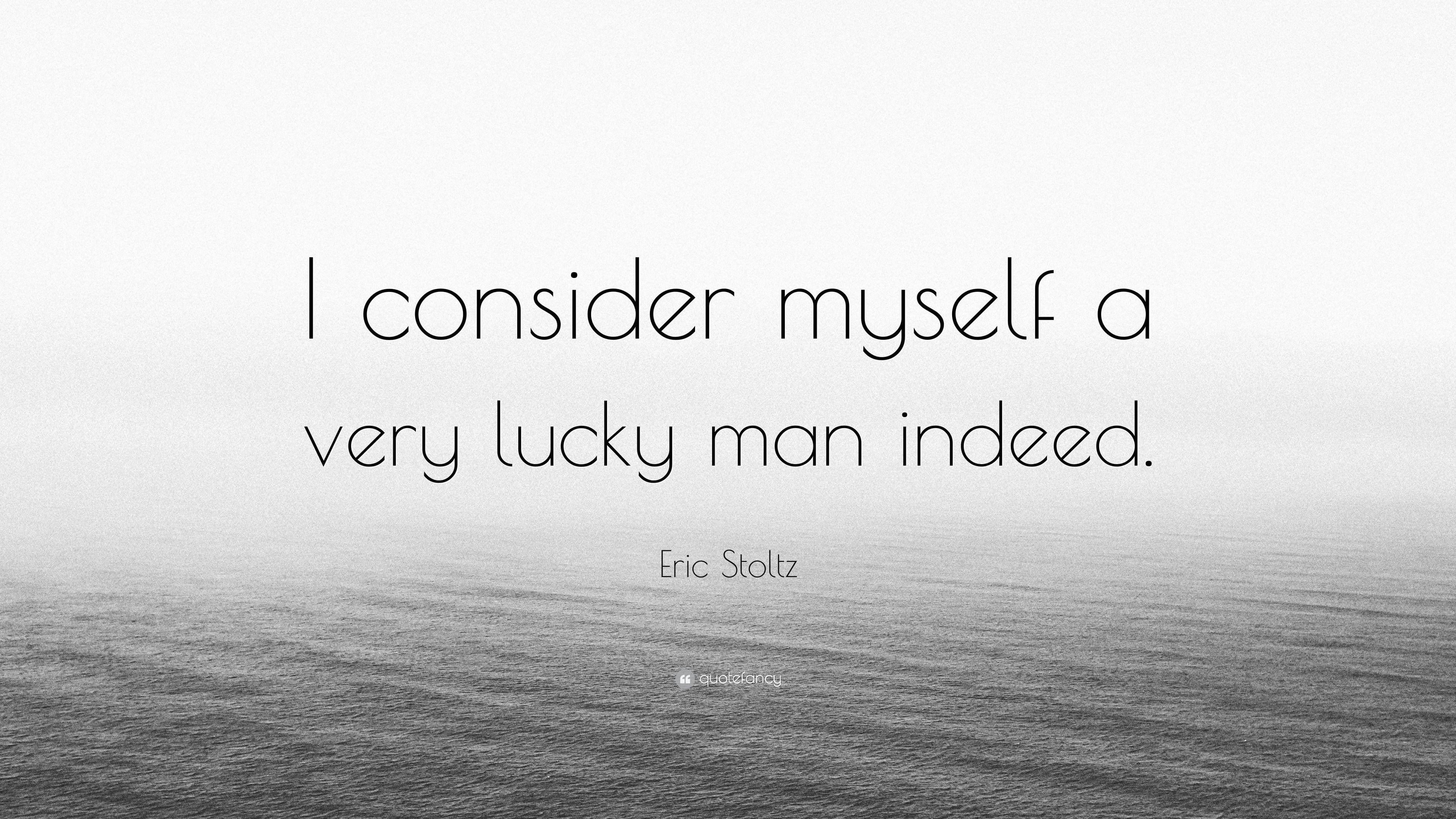 Lucky, quote, monochrome, 4K Desktop Wallpaper