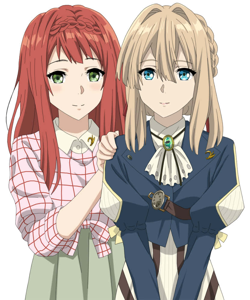 Luculia Marlborough, red braided hair, blonde braided hair, SD Phone Wallpaper