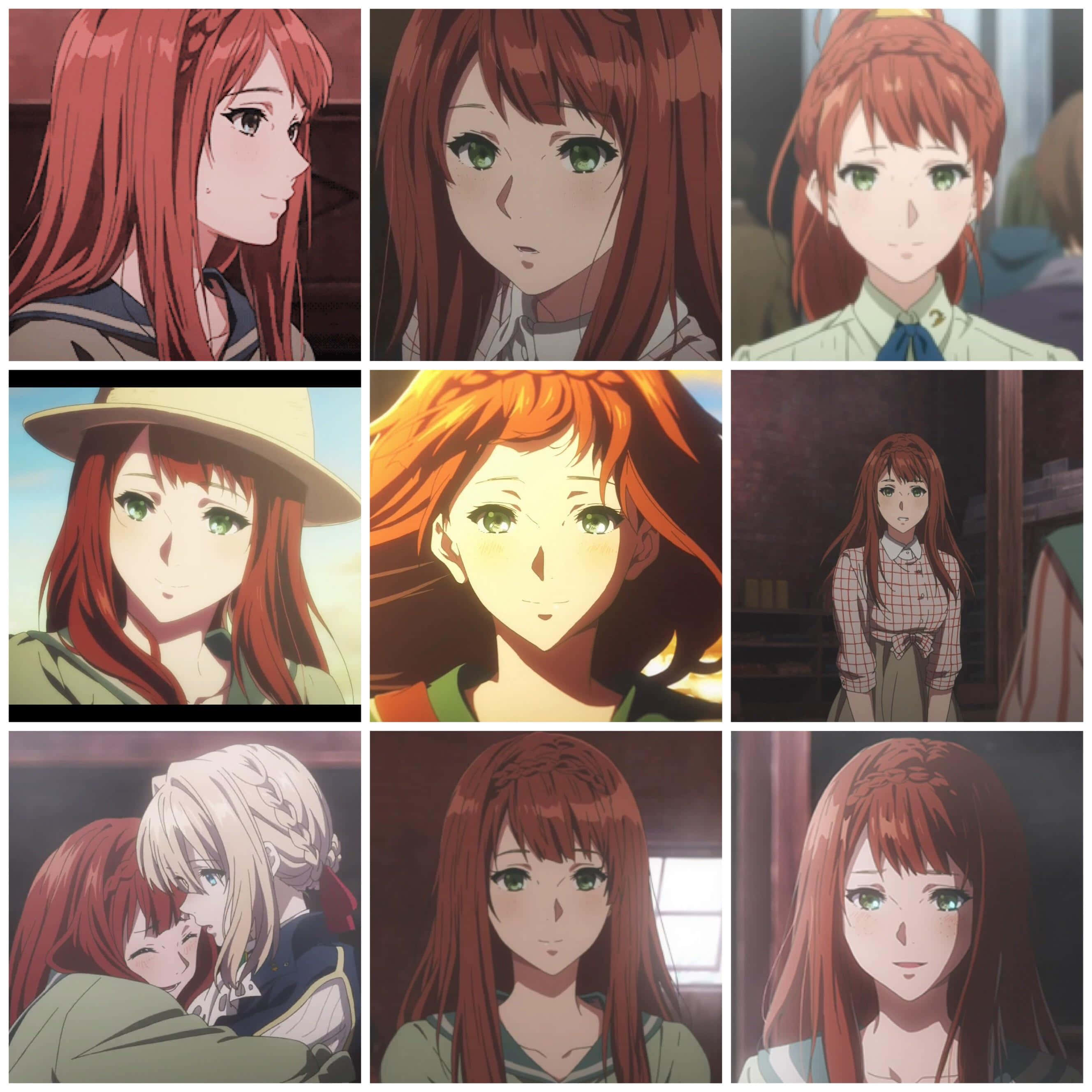 Luculia Marlborough, red-haired girl, green eyes, 2K Desktop Wallpaper