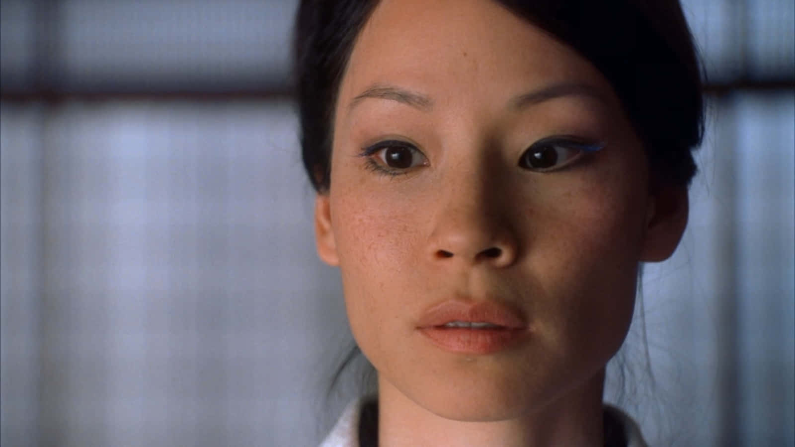 Lucy Liu, dark hair, intense eyes, HD Desktop Wallpaper