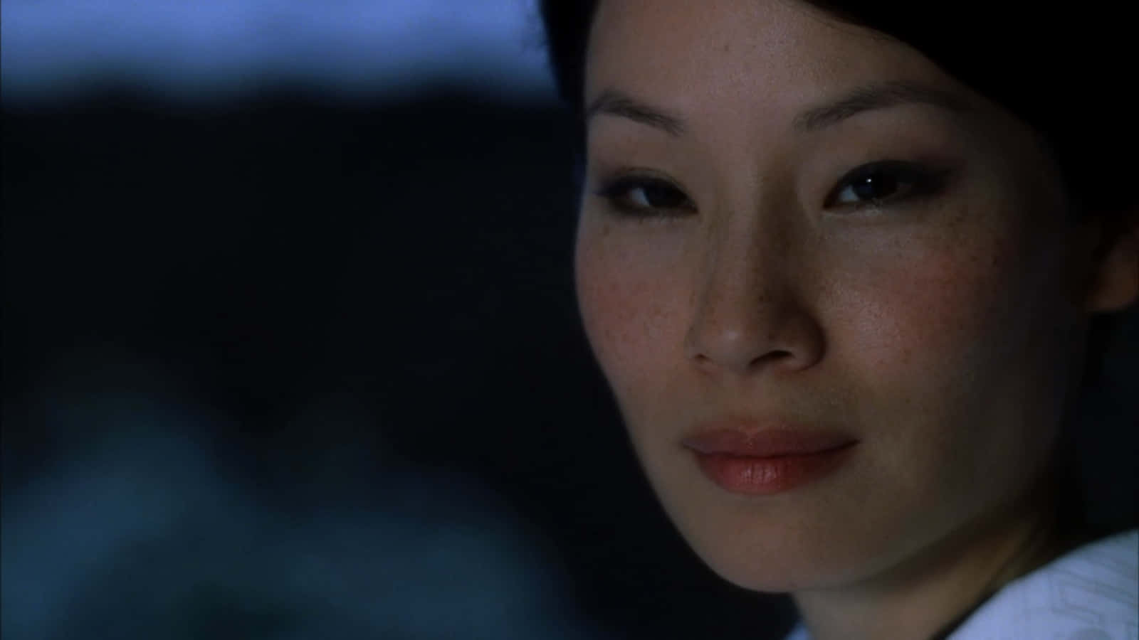 Lucy Liu, close-up portrait, soft lighting, HD Desktop Wallpaper