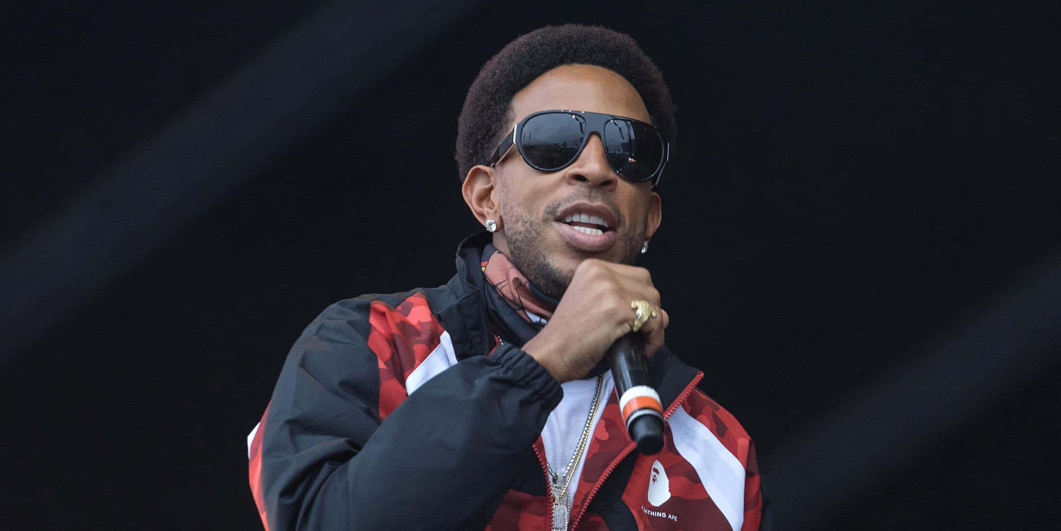 Ludacris, performing live concert, afro, Full HD Desktop Wallpaper