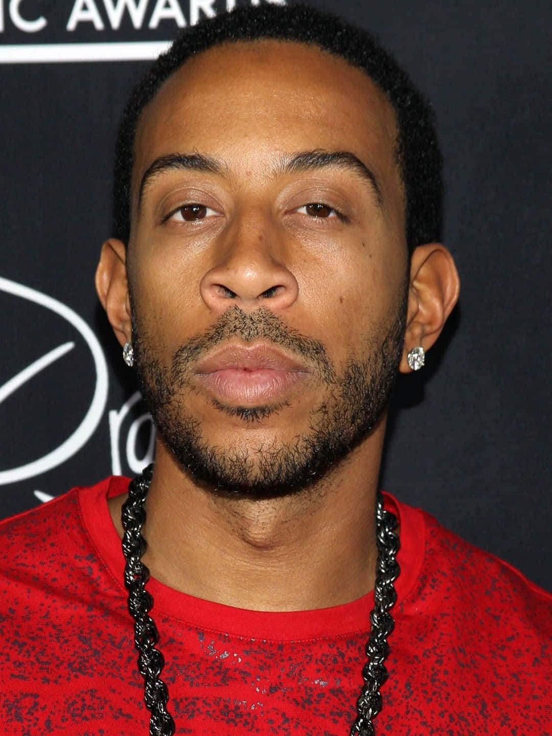 Ludacris, red speckled shirt, thick black chain necklace, HD Phone Wallpaper