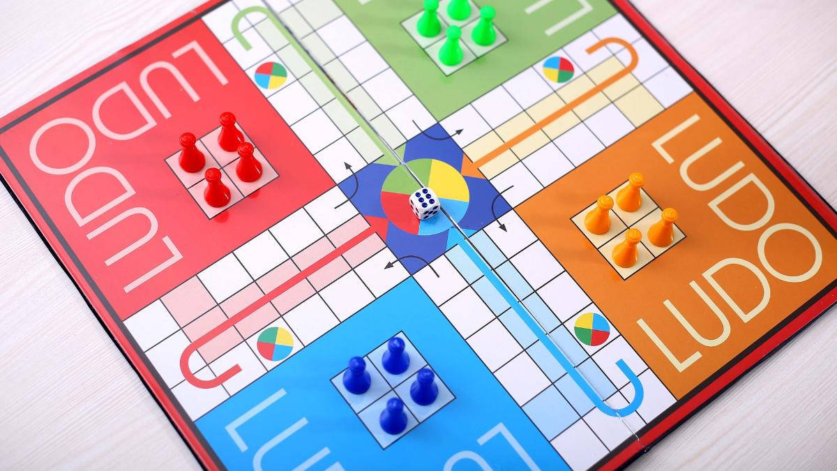 Ludo King, red, blue, SD Desktop Wallpaper