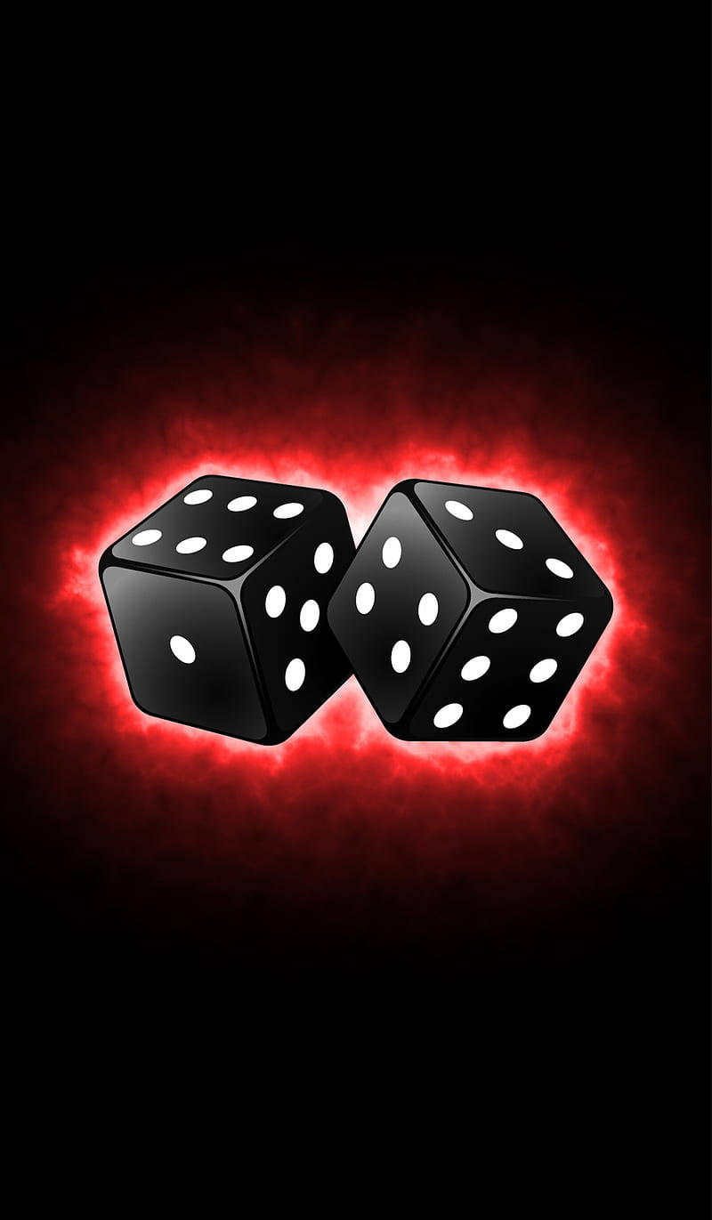 Ludo King, black dice, white dots, HD Phone Wallpaper