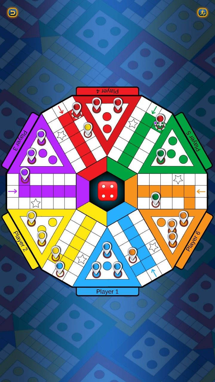 Ludo King, hexagonal board, six players, HD Phone Wallpaper