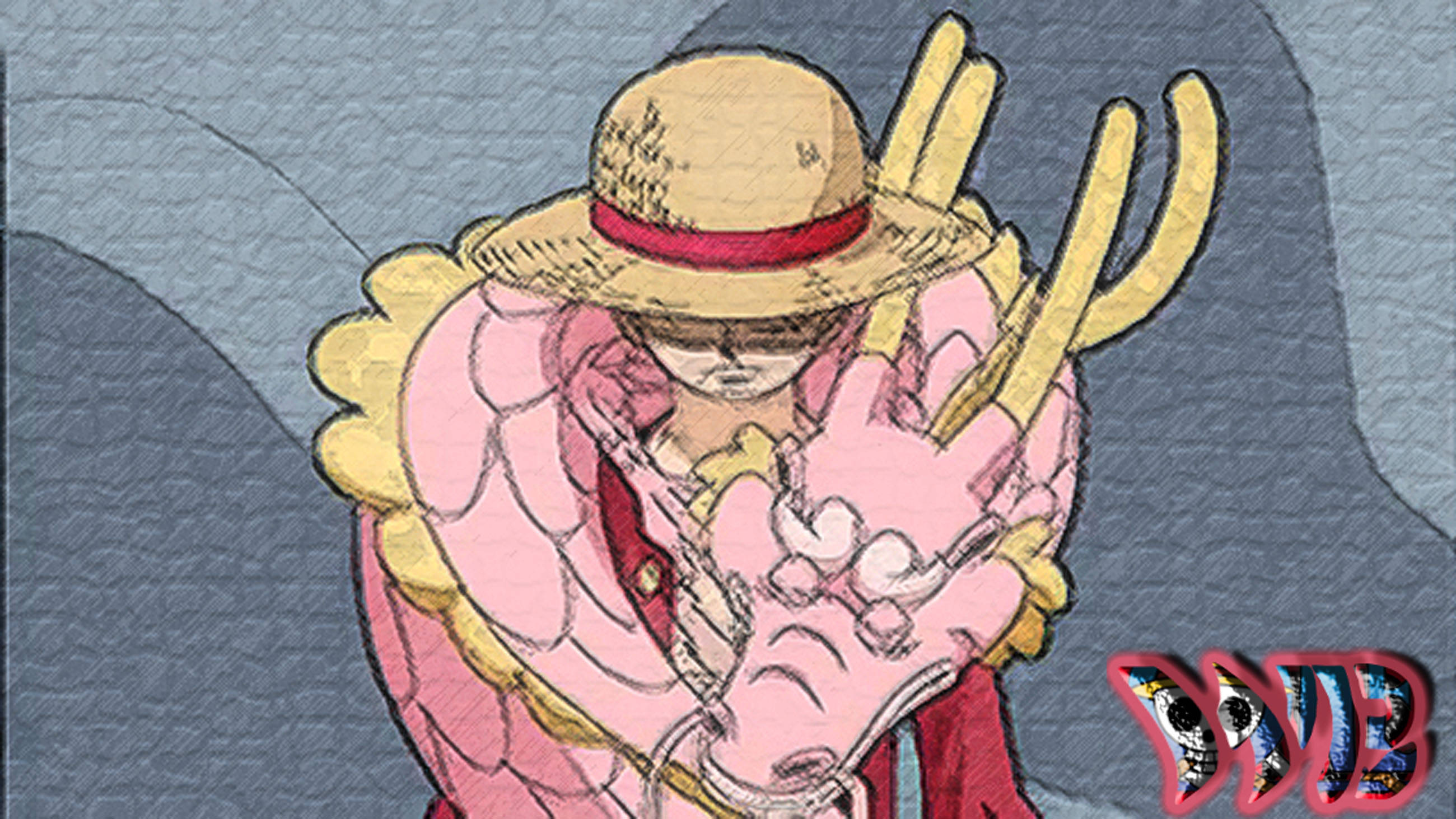 Luffy, 4K, pink dragon, 2K Desktop Wallpaper