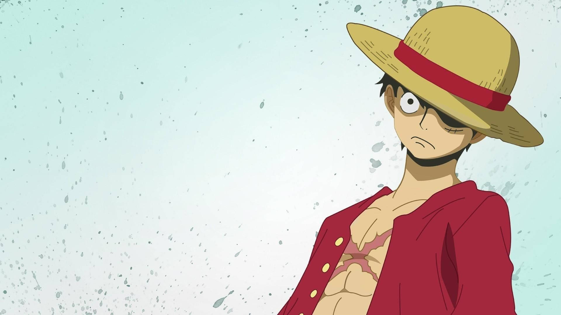 Luffy, 4K, red shirt, Full HD Desktop Wallpaper