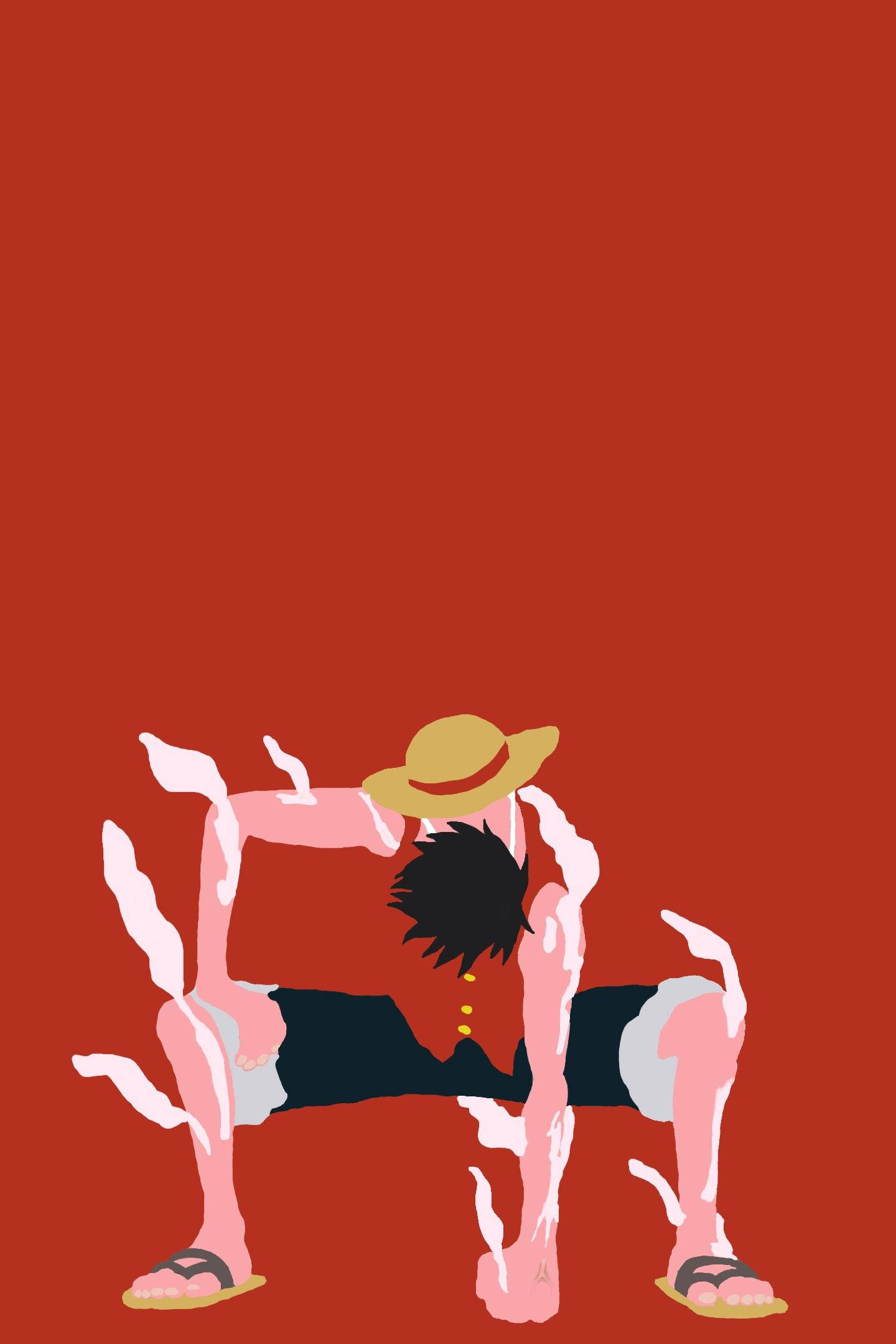 Luffy, 4K, vector art, Full HD Phone Wallpaper