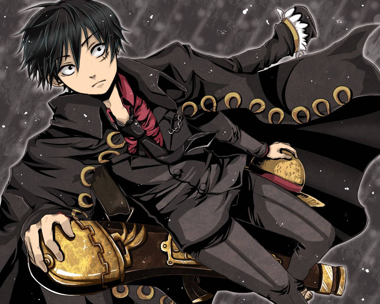 Luffy, 4K, black suit, HD Desktop Wallpaper