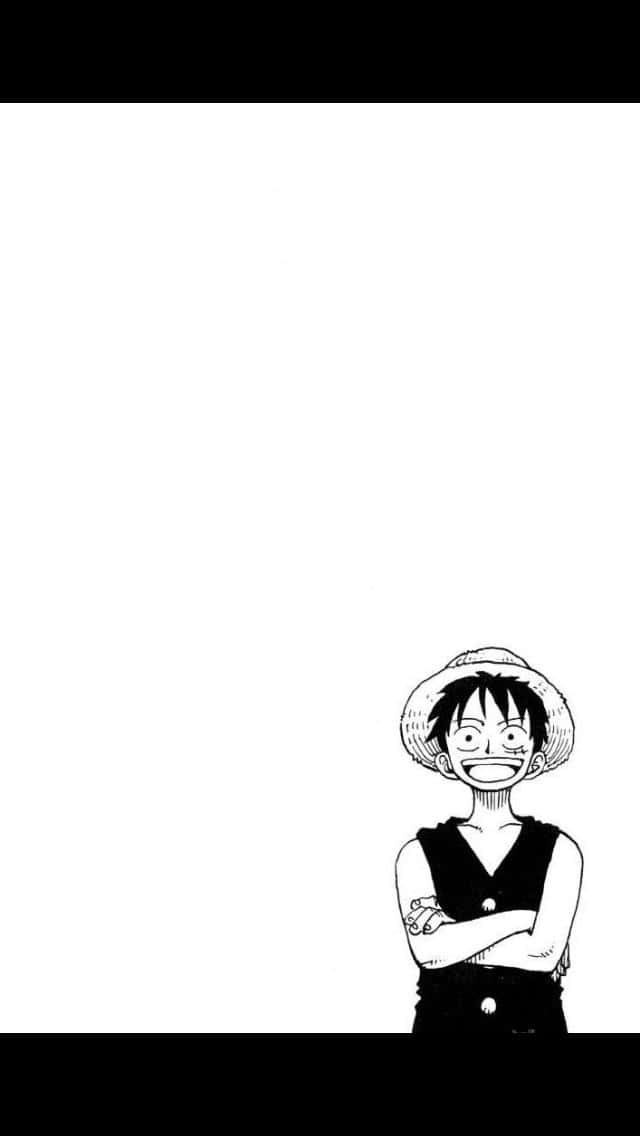Luffy, straw hat, anime boy, SD Phone Wallpaper