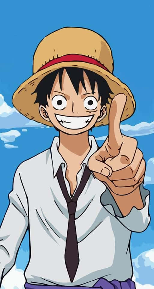 Luffy Drip, anime boy, straw hat, SD Phone Wallpaper