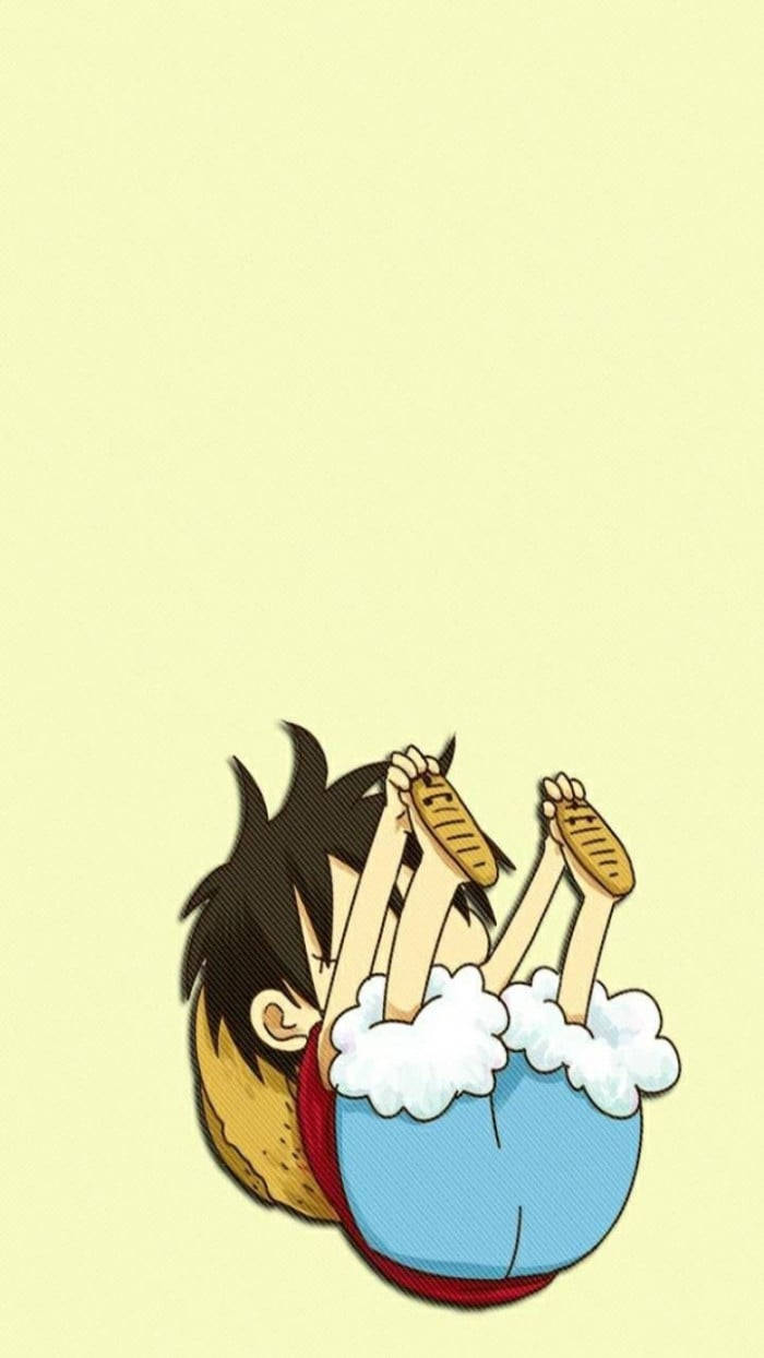 Luffy Funny, cartoon boy, spiky hair, SD Phone Wallpaper