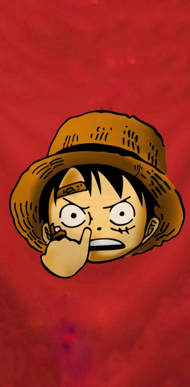 Luffy Funny, straw hat, cartoon boy, HD Phone Wallpaper
