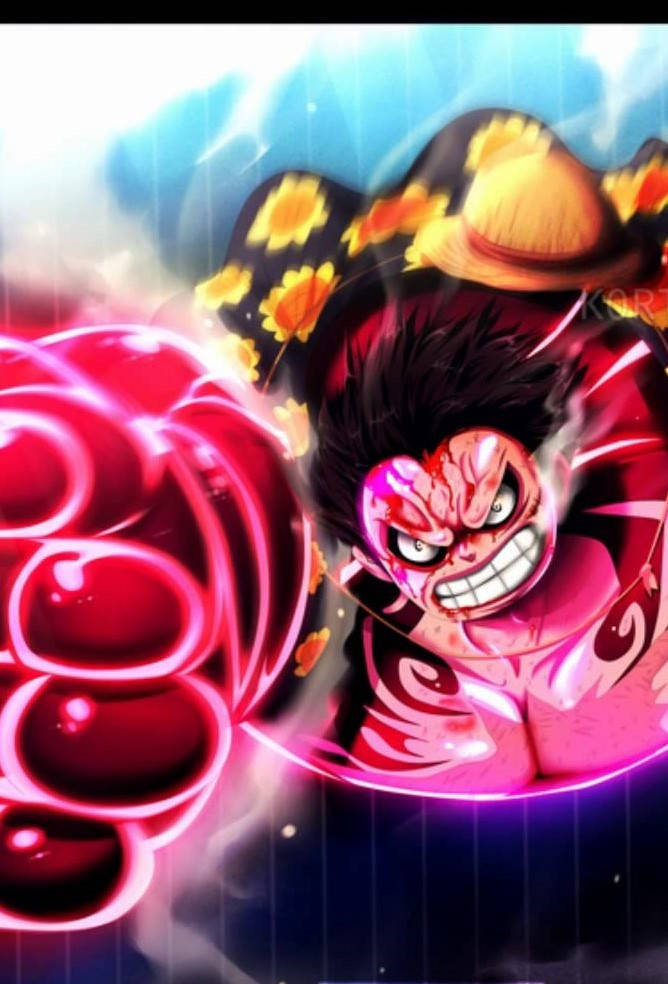 Luffy, Gear 4, straw hat, SD Phone Wallpaper