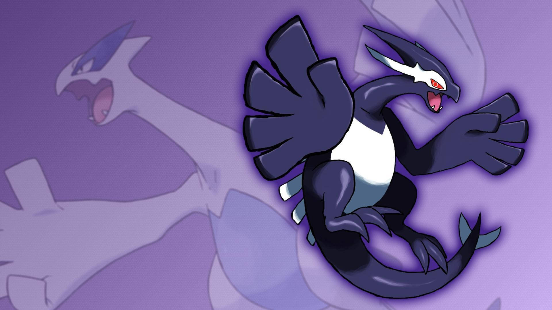 Shadow Lugia, Lugia, dark dragon, Full HD Desktop Wallpaper
