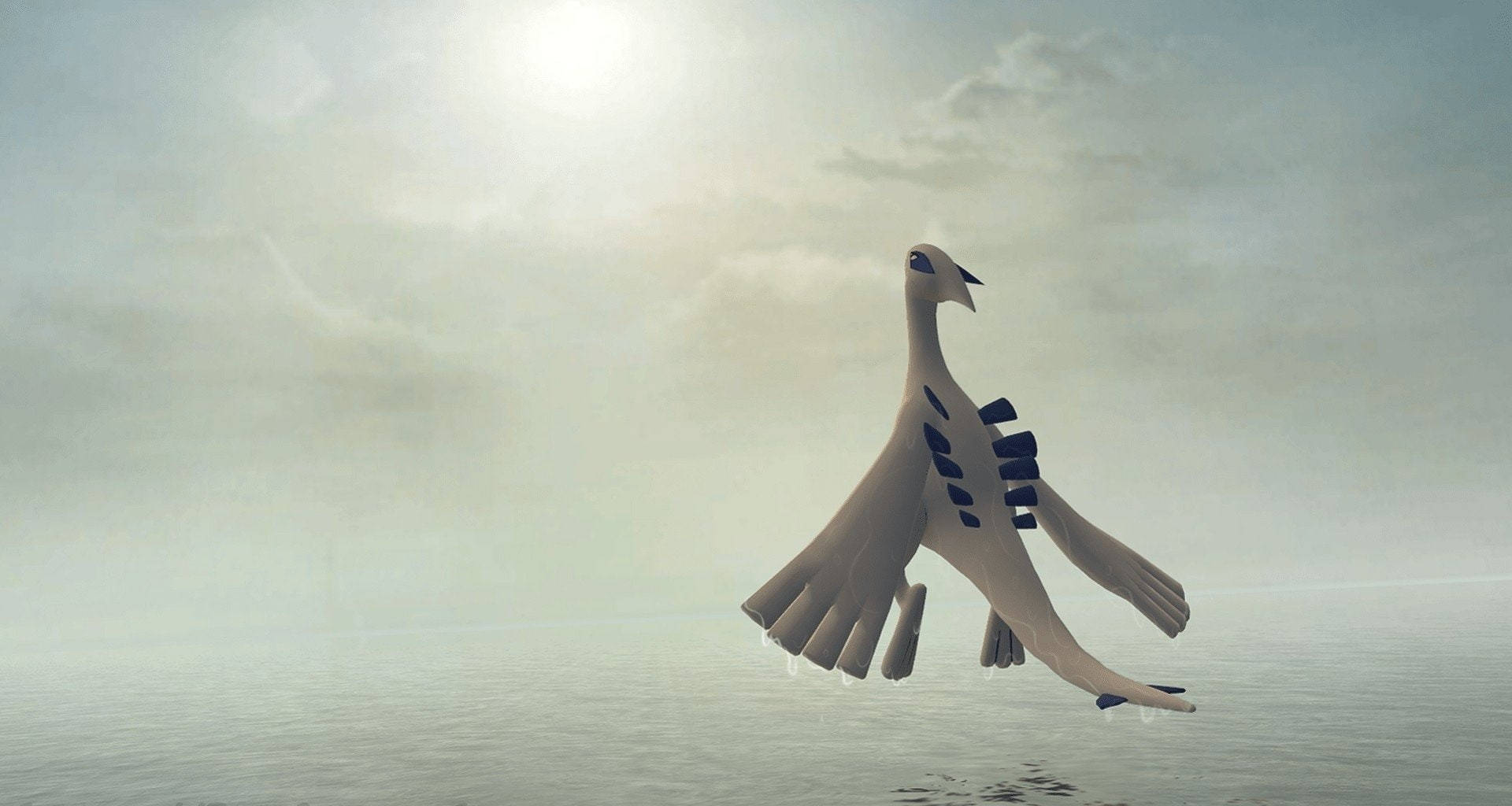 Lugia, ocean, misty ocean, Full HD Desktop Wallpaper