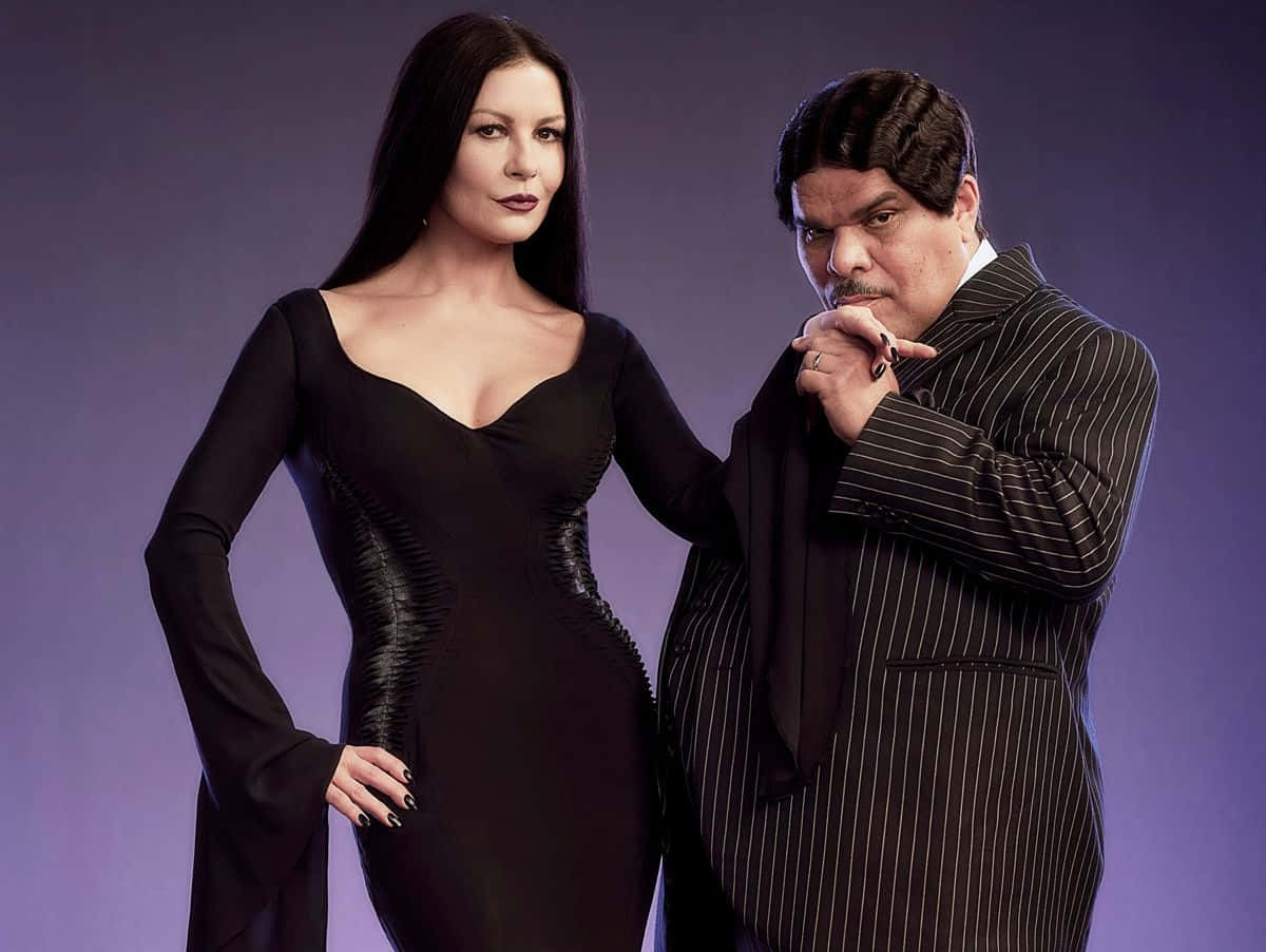 Luis Guzmán, gothic attire, purple backdrop, SD Desktop Wallpaper