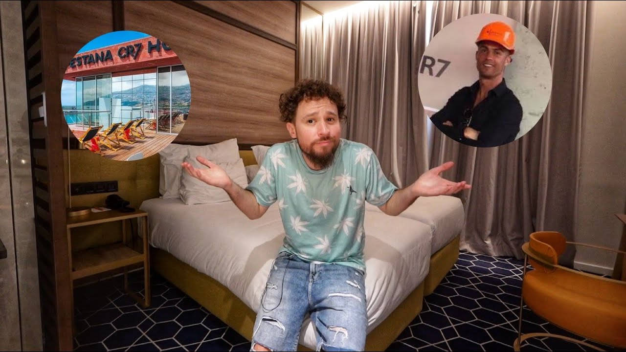 Luisito Comunica, modern hotel room, bed, HD Desktop Wallpaper