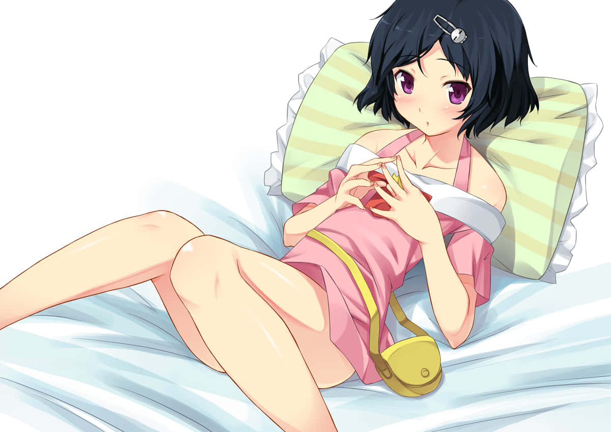 Luka Urushibara, short black hair, purple eyes, SD Desktop Wallpaper