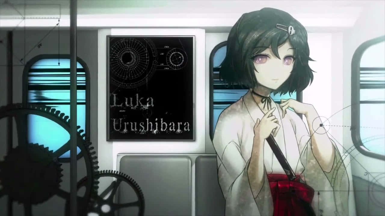 Luka Urushibara, white kimono, red obi, HD Desktop Wallpaper